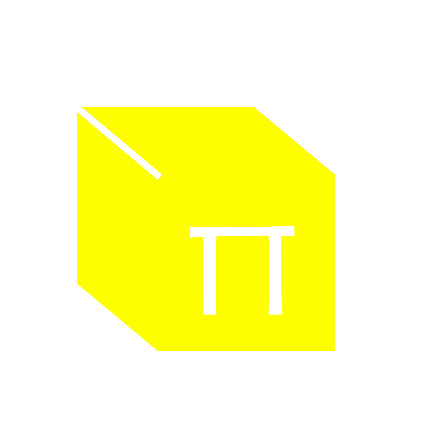 Topikos's logo featuring a bright yellow hexagon with a bold black 'Π' character against a stark black background, encapsulating a modern and welcoming travel brand.